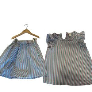 “JCrew Crewcuts” Girls size 10 Skirt and Top set